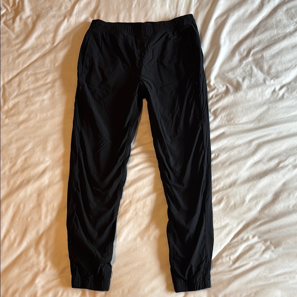 Eddie Bauer Black Jogger Sweatpants Tapered Fit